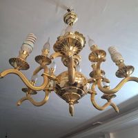 لوستر آبکاری در حد نو|لوستر و چراغ آویز|تهران, عبدل‌آباد|دیوار