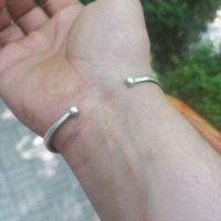 دستبند نقره خلخال کهنه دو مهر|جواهرات|تهران, مینا|دیوار