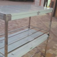 ۴عدد میز کار استیل دومتر دریک متر و دومتر در۶۲سانت|کافی‌شاپ و رستوران|تهران, شیوا|دیوار