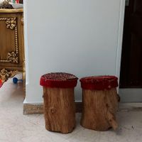 دو عدد پاف هنری و کار دست|صندلی و نیمکت|تهران, کوی فردوس|دیوار