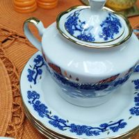 ست چای خوری قلم ابی|ظروف سرو و پذیرایی|تهران, نظام‌آباد|دیوار