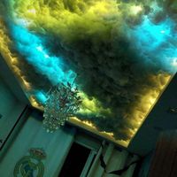 انواع پکیج سقف ابری ابر نوری حرکتی آسمان ابری RGB|ریسه و چراغ تزئینی|مشهد, سعدی|دیوار