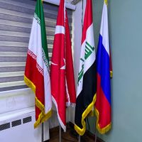 چهار پرچم ایستاد با پایه و میله جنس پارچه مخمل|صنایع دستی و سایر لوازم تزئینی|تهران, جردن|دیوار