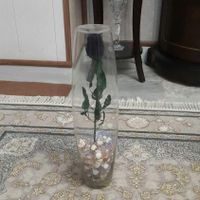 یک گلدان سفالی ویک عدد گلدان شیشه ای|گل مصنوعی|تهران, دروازه شمیران|دیوار
