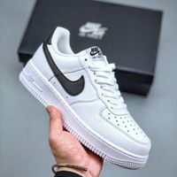 نایک ایرفورس 1 سفید تیک مشکی Nike Air Force 1|کیف، کفش، کمربند|تهران, پیروزی|دیوار