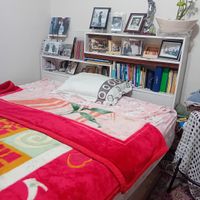 تخت خواب دو نفره با تشک و کتابخانه|تخت و سرویس خواب|تهران, میدان ولیعصر|دیوار