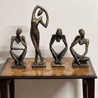 ۴عدد مجسمه دکوری|مجسمه، تندیس، ماکت|تهران, اتابک|دیوار