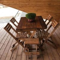 میز و صندلی چوبی تاشو ابزار خورده منزل و کافه|میز و صندلی غذاخوری|تهران, نواب|دیوار