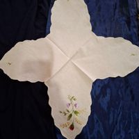 رومیزی چینی تولد قلاب بافی|پرده، رانر، رومیزی|تهران, خواجه نصیر طوسی|دیوار