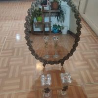 آیینه و شمعدان با روکش نقره|آینه|تهران, دربند|دیوار