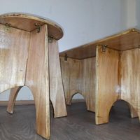 میز و صندلی چوبی|صندلی و نیمکت|پرند, |دیوار