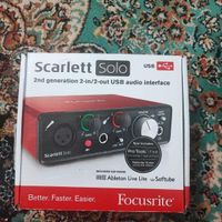 کارت صدا استودیویی Focusrite scarlett solo G2|آلات موسیقی|کرمان, |دیوار