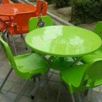 میز و صندلی پلاستیکی پایه فلزی|میز و صندلی غذاخوری|تهران, نواب|دیوار