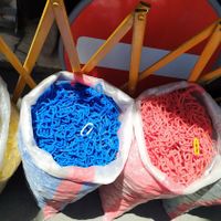 زنجیر پلاستیکی رنگی و مشکی|ظروف نگهدارنده، پلاستیکی و یکبارمصرف|تهران, سنگلج|دیوار