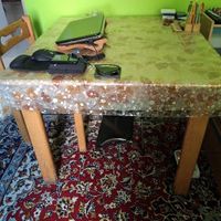 میز و صندلی غذاخوری چوبی ۴ نفره قدیمی|میز و صندلی غذاخوری|تهران, دهکده المپیک|دیوار