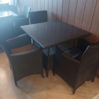 میز صندلی کافه و رستوران حصیری وارداتی|میز و صندلی غذاخوری|تهران, تهرانپارس شرقی|دیوار
