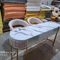 میز و صندلی ناخن دونفره برند مبل مشهد|آرایشگاه و سالن‌های زیبایی|مشهد, بهمن|دیوار