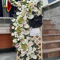 تاج گل برای مراسم ترحیم ختم تسلیت دسته گل|گل و گیاه طبیعی|تهران, بازار|دیوار