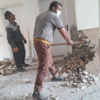 تخریب (بازسازی تعمیرات) تخریب شومینه اپن سرویسها|خدمات پیشه و مهارت|مشهد, صیاد شیرازی|دیوار