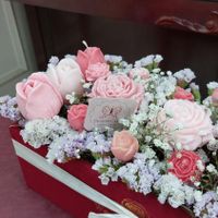 باکس‌های گل شمعی هدیه ی روز معلم|صنایع دستی و سایر لوازم تزئینی|مشهد, فرامرز عباسی|دیوار