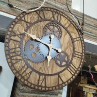 ساعت چوبی|ساعت دیواری و تزئینی|گنبد کاووس, |دیوار