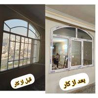 درب و پنجره upvc دوجداره توری پلیسه کشویی|خدمات پیشه و مهارت|تهران, استاد معین|دیوار