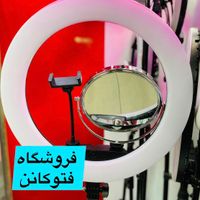 رینگلایت ۹۶ وات حرفه ای دارای نمایشگر|دوربین عکاسی و فیلم‌برداری|تهران, بازار|دیوار
