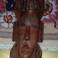 دیوارکوب و مجسمه آفریقایی|کلکسیون اشیاء عتیقه|تهران, اکباتان|دیوار