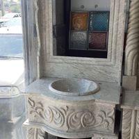 شومینه سنگی روشویی سنگی نصاب|بخاری، هیتر و شومینه|تهران, شوش|دیوار