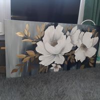 تابلو نقاشی گل سفید|تابلو، نقاشی، عکس|تهران, حشمتیه|دیوار