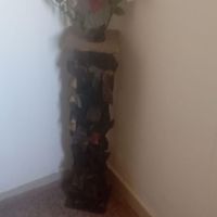 گل و گلدان چوبی|گل مصنوعی|رباط‌کریم, |دیوار