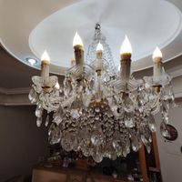 دو عدد لوستر ۲۴ و ۱۸ شاخه کریستالی RCR اصل ایتالیا|لوستر و چراغ آویز|تهران, وردآورد|دیوار