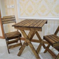 میز و صندلی ناهارخوری چوبی ایکیا|میز و صندلی غذاخوری|مشهد, فدک|دیوار