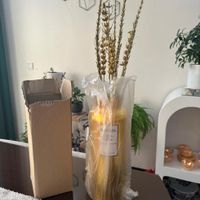 گلدان گندمی شنل|گل مصنوعی|تهران, حکیمیه|دیوار