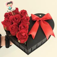 باکس قلب سورپرایزی گل رز|گل مصنوعی|مشهد, ستاری|دیوار