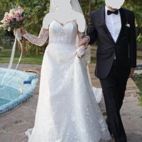 لباس عروس 4 تکه تمام دانتل فرانسه مزون کشانی|لباس|تهران, کامرانیه|دیوار