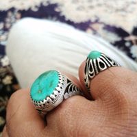 انگشتر نقره فیروزه اصل|جواهرات|ورامین, |دیوار