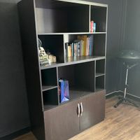 کتابخانه|کتابخانه، شلف، قفسه‌های دیواری|تهران, حکیمیه|دیوار