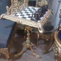 شطرنج برنجی با صندلی|صنایع دستی و سایر لوازم تزئینی|مشهد, سپاد|دیوار