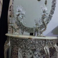 آینه شمعدان نو نو بدون خراش|آینه|کرمانشاه, |دیوار