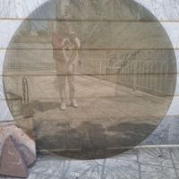 شیشه گرد رومیزی با قطر۱۳۸|صنایع دستی و سایر لوازم تزئینی|تهران, اباذر|دیوار
