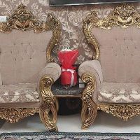 یک دست مبل سلطنتی نه نفره سالم به فروش میرسد‌.|مبلمان خانگی و میز عسلی|تهران, چیتگر|دیوار