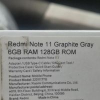 شیائومی Redmi Note 11 با حافظهٔ ۱۲۸ گیگابایت|موبایل|تهران, میرداماد|دیوار