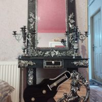 آینه کنسول با شمدانی|آینه|میاندوآب, |دیوار