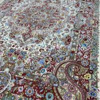 فرش دستباف جفت ۱۲متر طرح تبریز سالار ابریشم بافنده|فرش|تهران, کوهک|دیوار