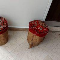 دو عدد پاف هنری و کار دست|صندلی و نیمکت|تهران, کوی فردوس|دیوار