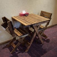 میز و صندلی تاشو طرح ایکیا مناسب تراس|میز و صندلی غذاخوری|مشهد, فدک|دیوار
