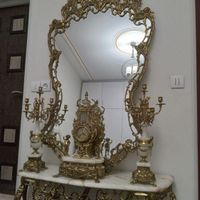 آینه و شمعدان و ساعت|آینه|قرچک, |دیوار