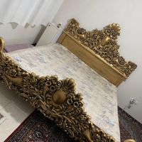 سرویس تخت خواب سلطنتی چوبی سایز ۱۸۰|تخت و سرویس خواب|تهران, سرو آزاد|دیوار
