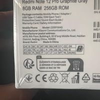 Redmi Note 12 Pro Graphite Gray 8GB RAM 256GB ROM|موبایل|تهران, اختیاریه|دیوار